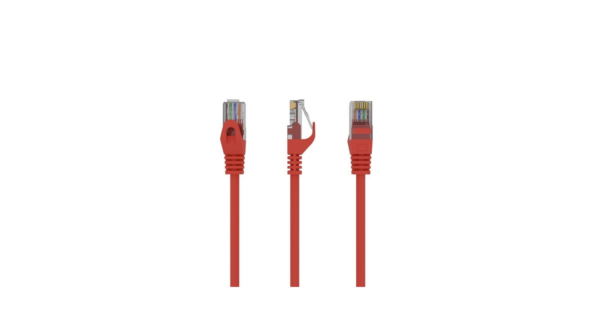 PATCH CABLE CAT6 UTP 1M/RED PP6U-1M/R GEMBIRD PATCH CABLE CAT6 UTP 1M/RED PP6U-1M/R GEMBIRD